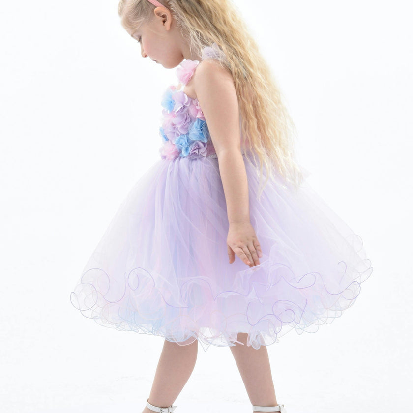 Lilac Rose Campanula Dress