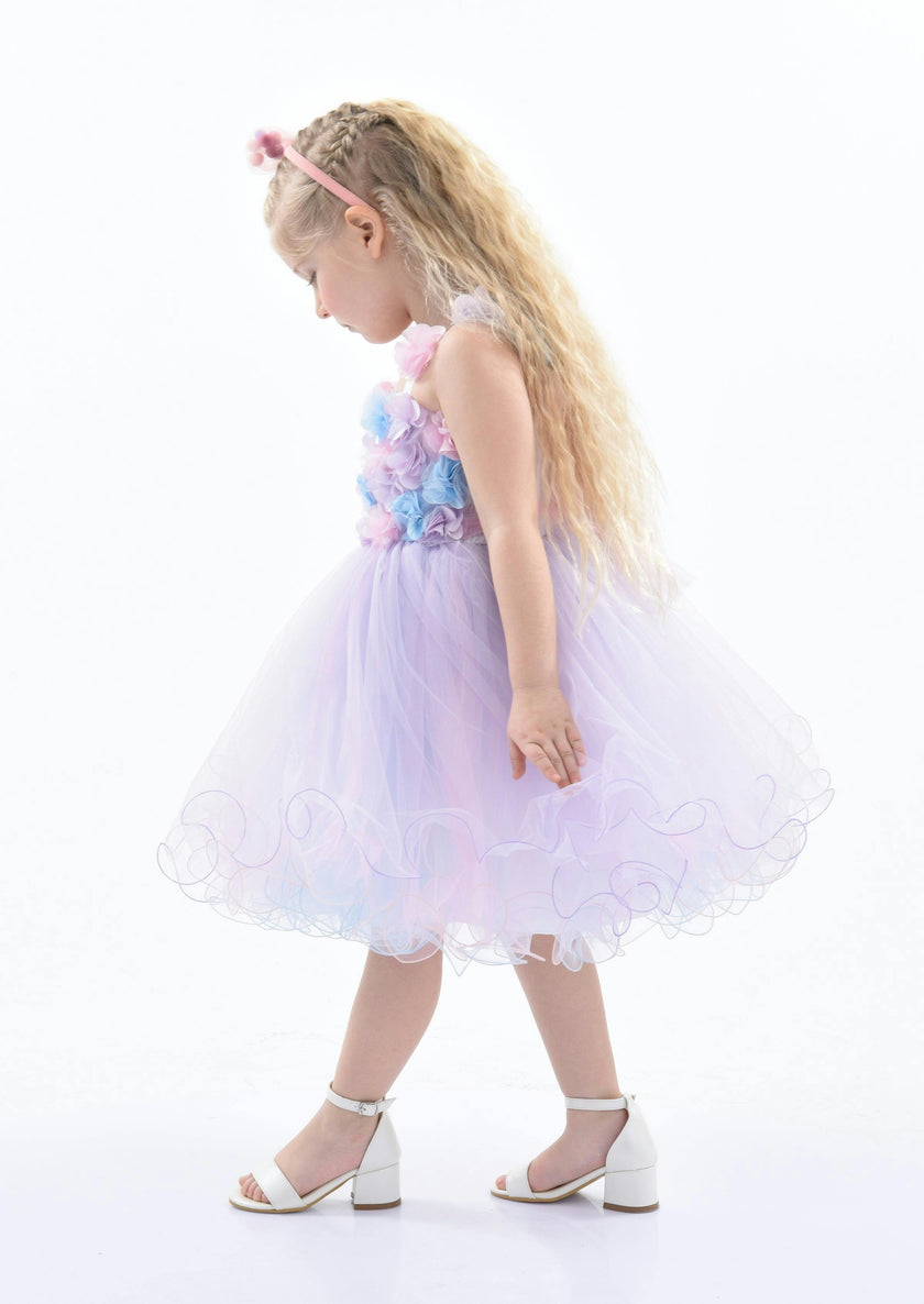 Lilac Rose Campanula Dress