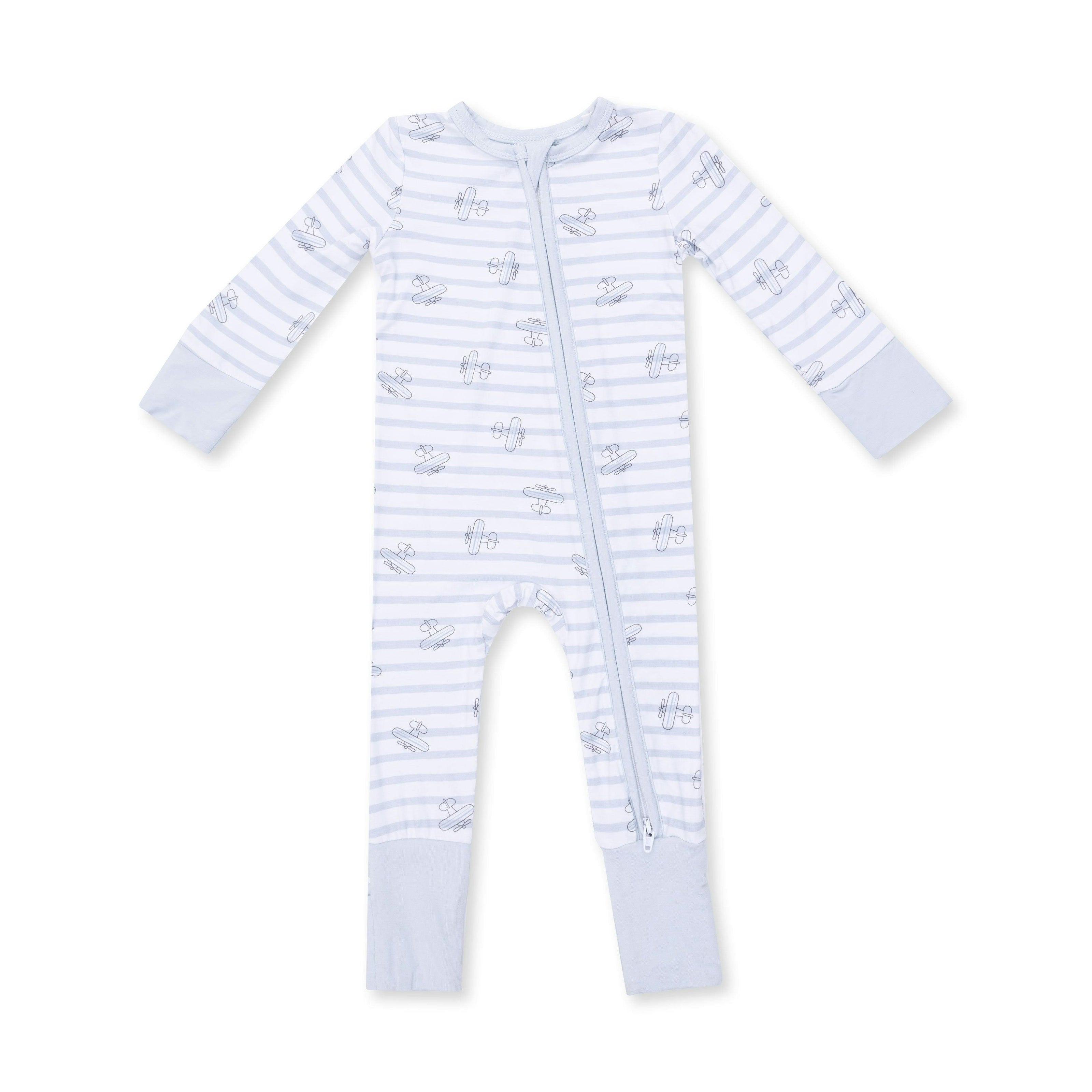Airplane Stripe - Convertible Romper