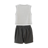Brown Elephant Short Set