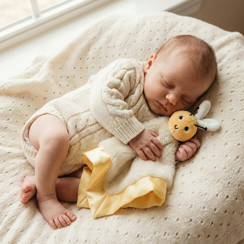 Little Bee Lovey Blanket