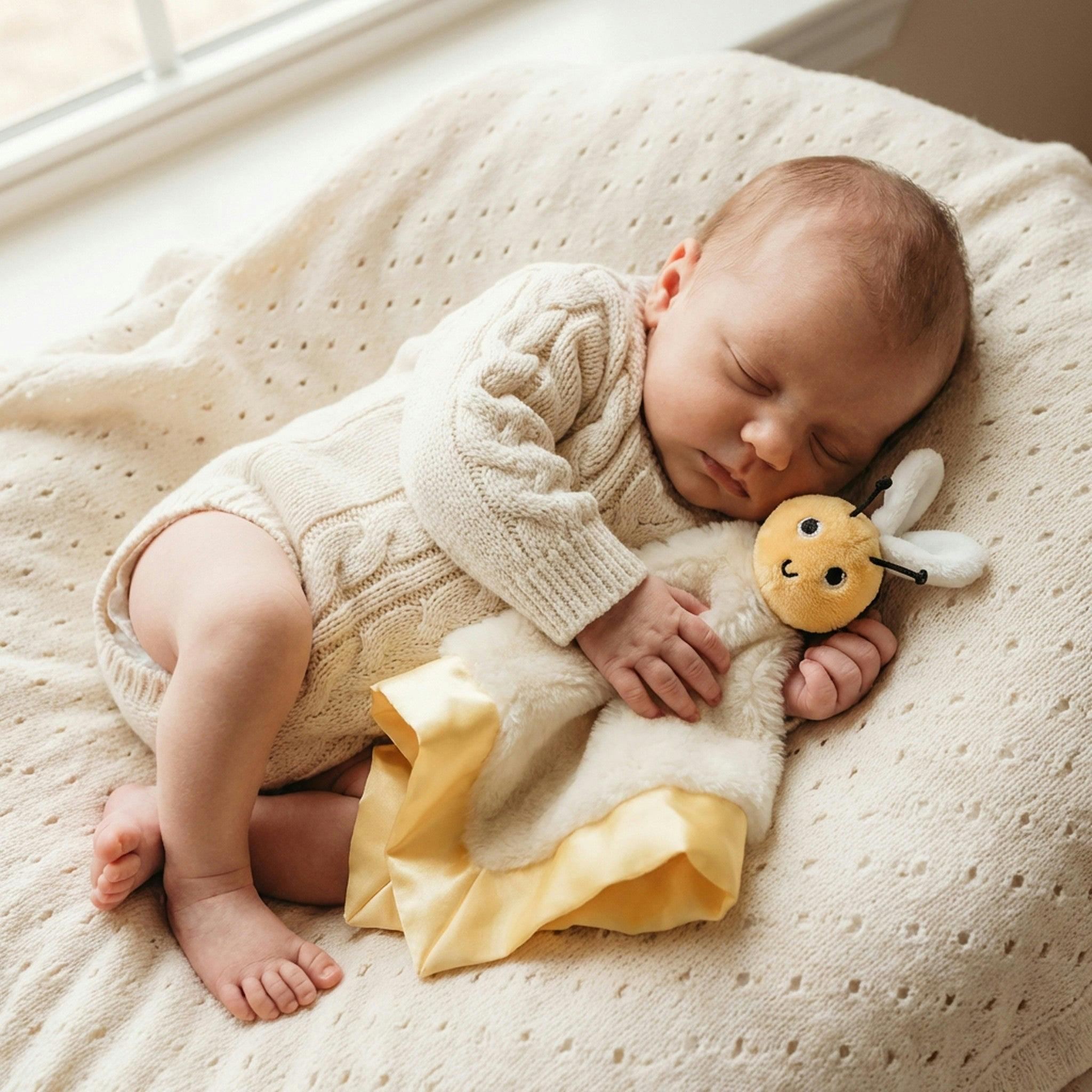 Little Bee Lovey Blanket