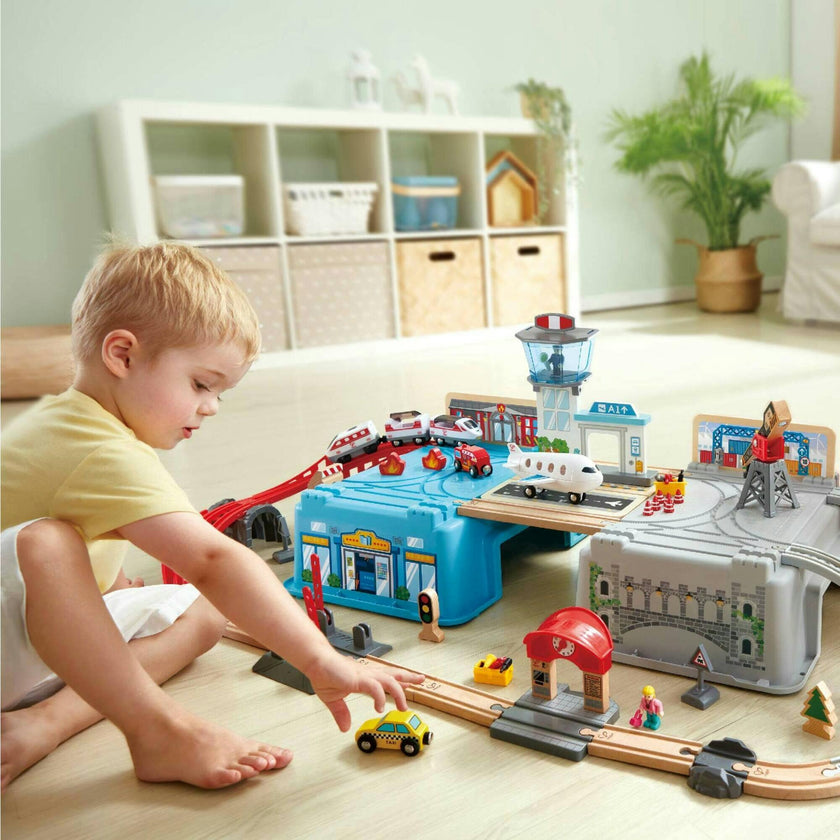 Bucket Super Cityscape Transport Builder Train Set