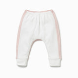 Everyday Joggers - White & Blush Stripe