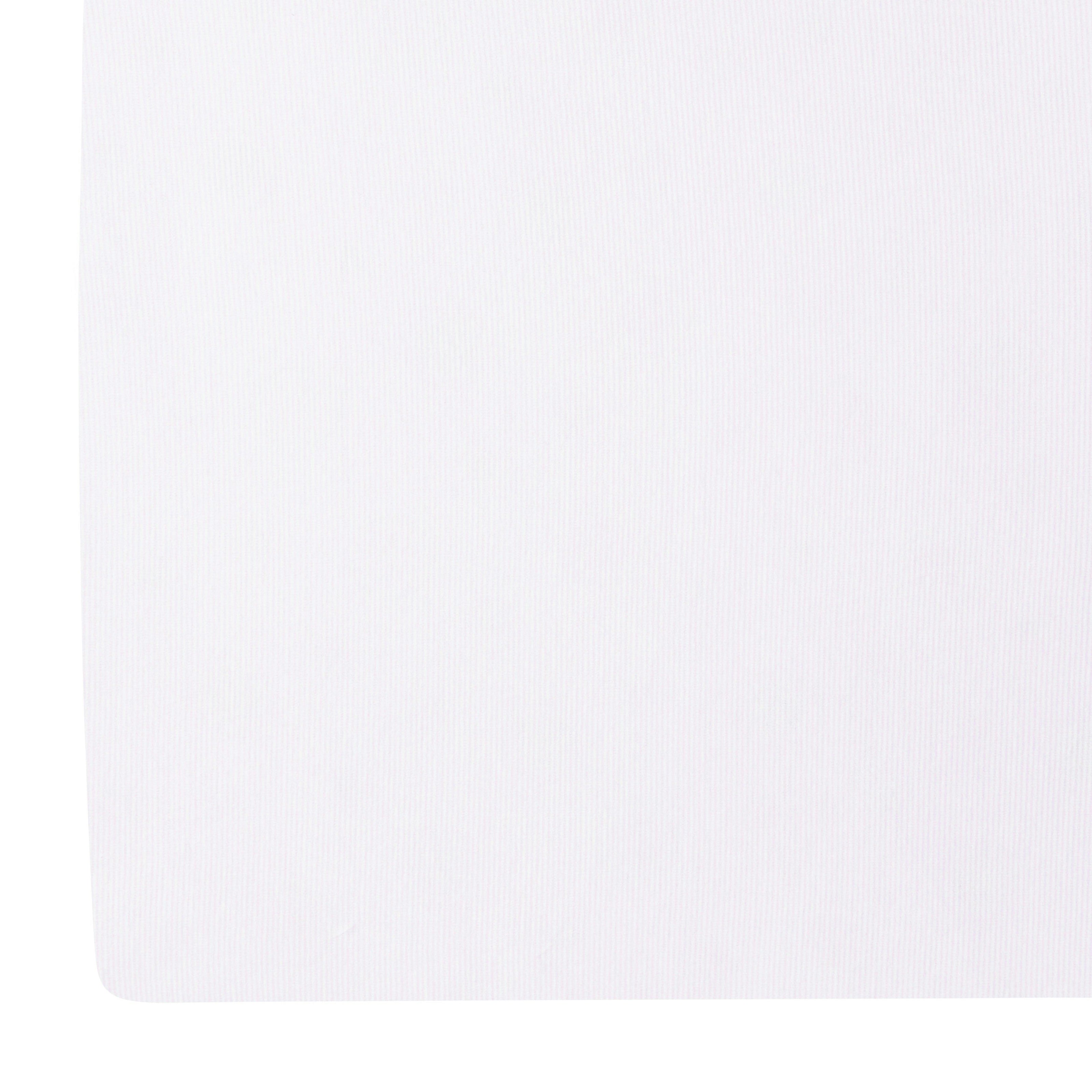 Pima Crib Sheet - Light Pink Signature Stripe