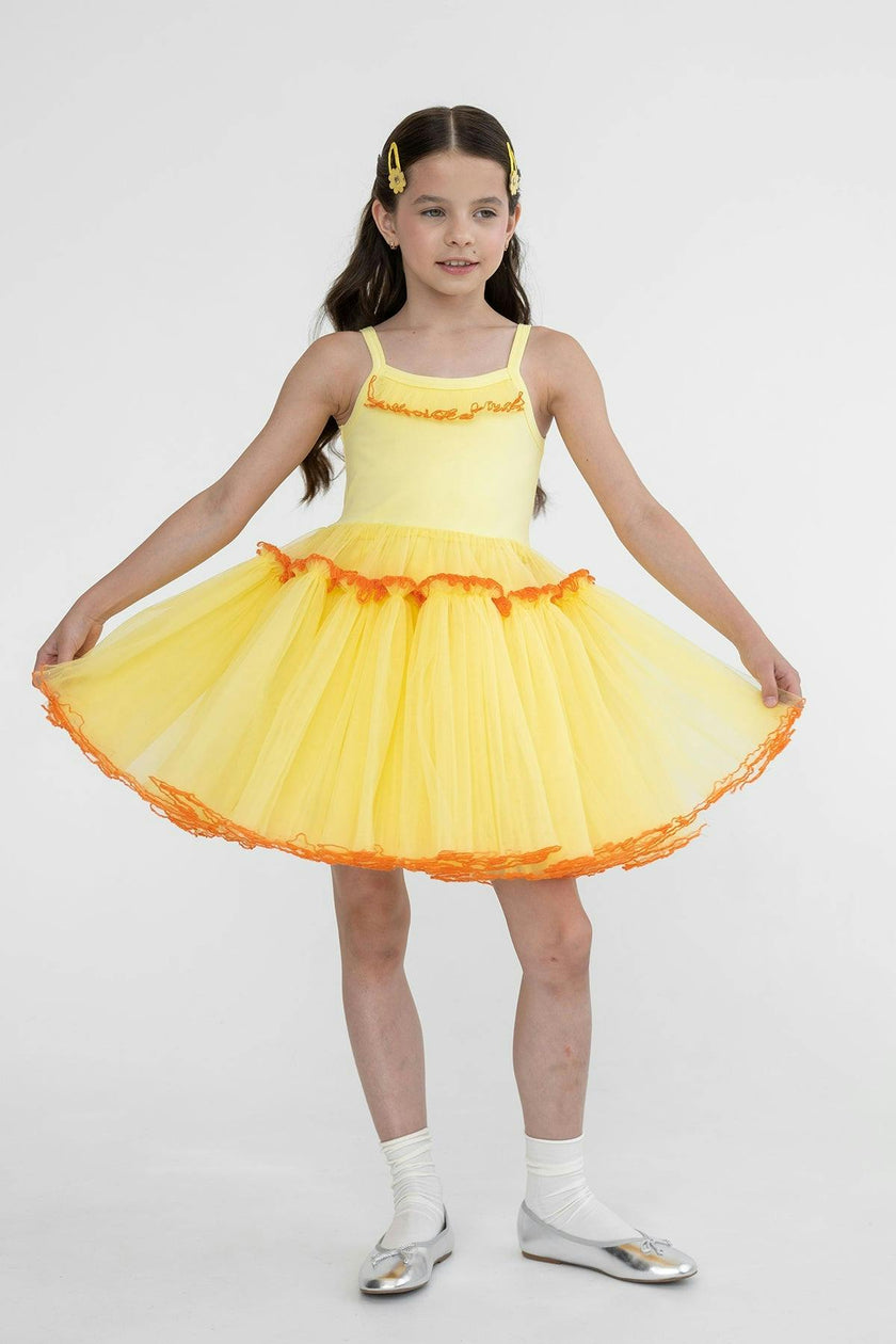 Dolly Yellow Tutu Dress
