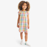Clearance kids nightgown in rainbow plaid