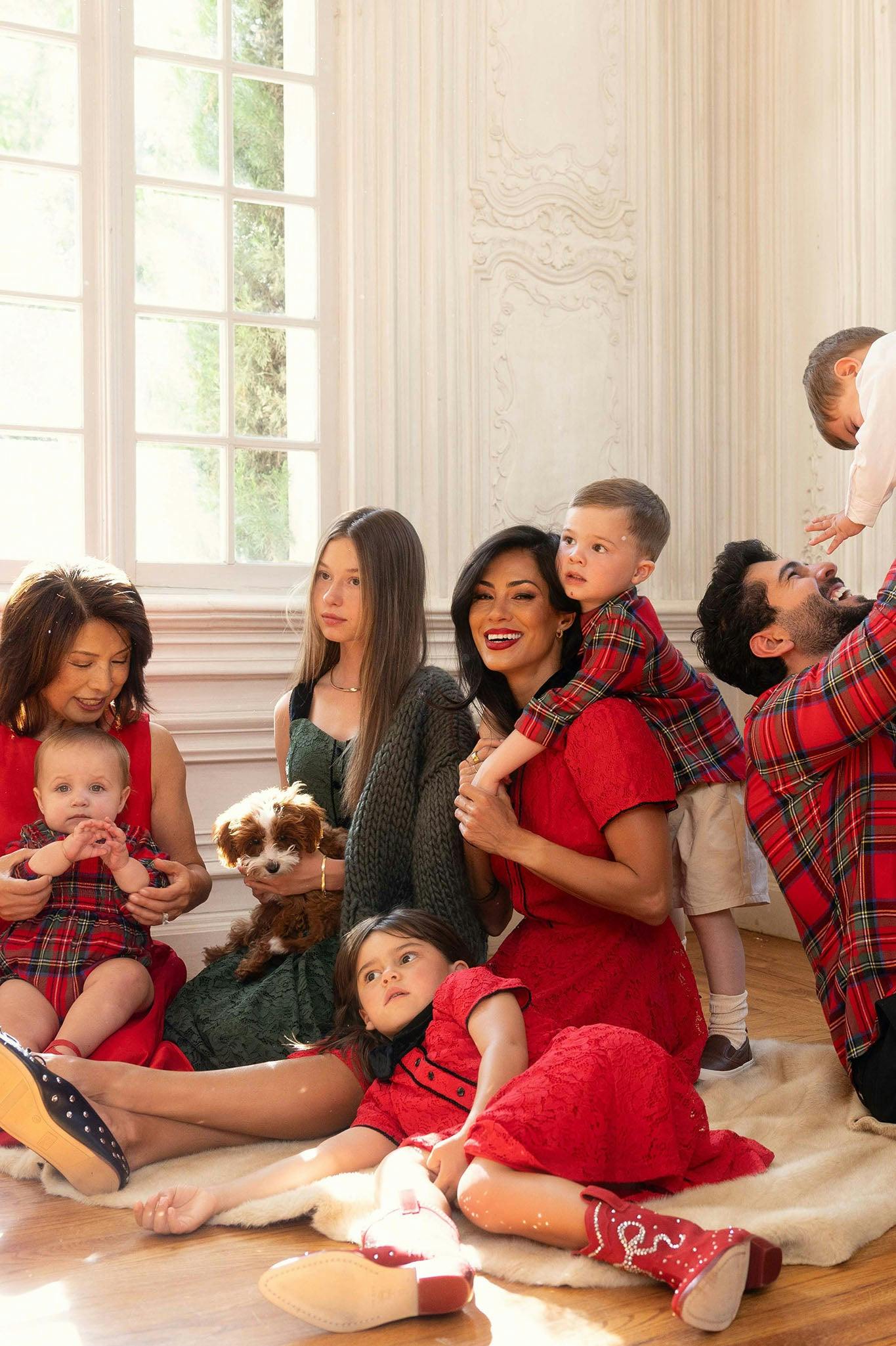 Mens John Shirt in Holiday Plaid