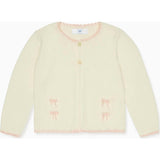 Nicky Hilton x La Coqueta Ivory Farrah Cotton Girl Cardigan