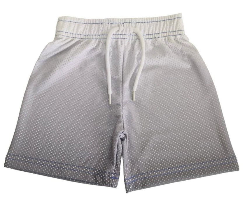 Kids Mesh Shorts - White/Coal Gradient