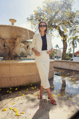 PINSTRIPE BLAZER