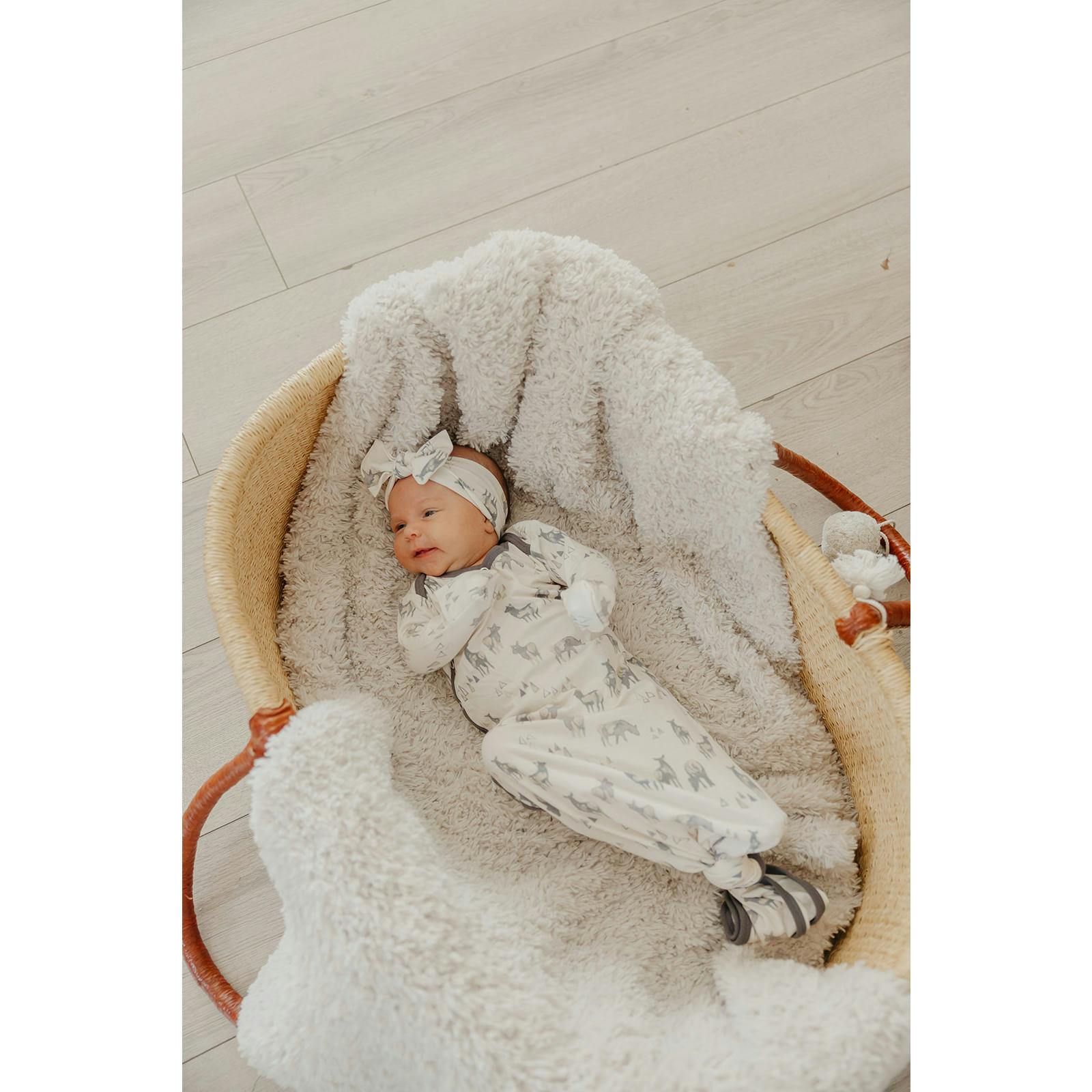 Cody Newborn Knotted Gown