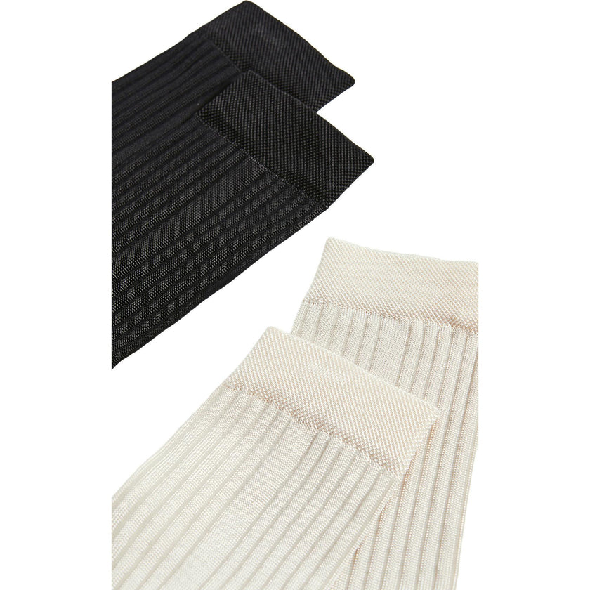 Women's Classic Silky Rib Crew Socks