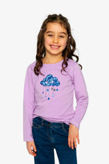 Organic Cotton Jersey T-Shirt Violet