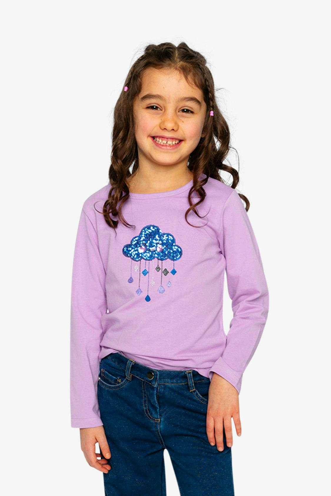 Organic Cotton Jersey T-Shirt Violet