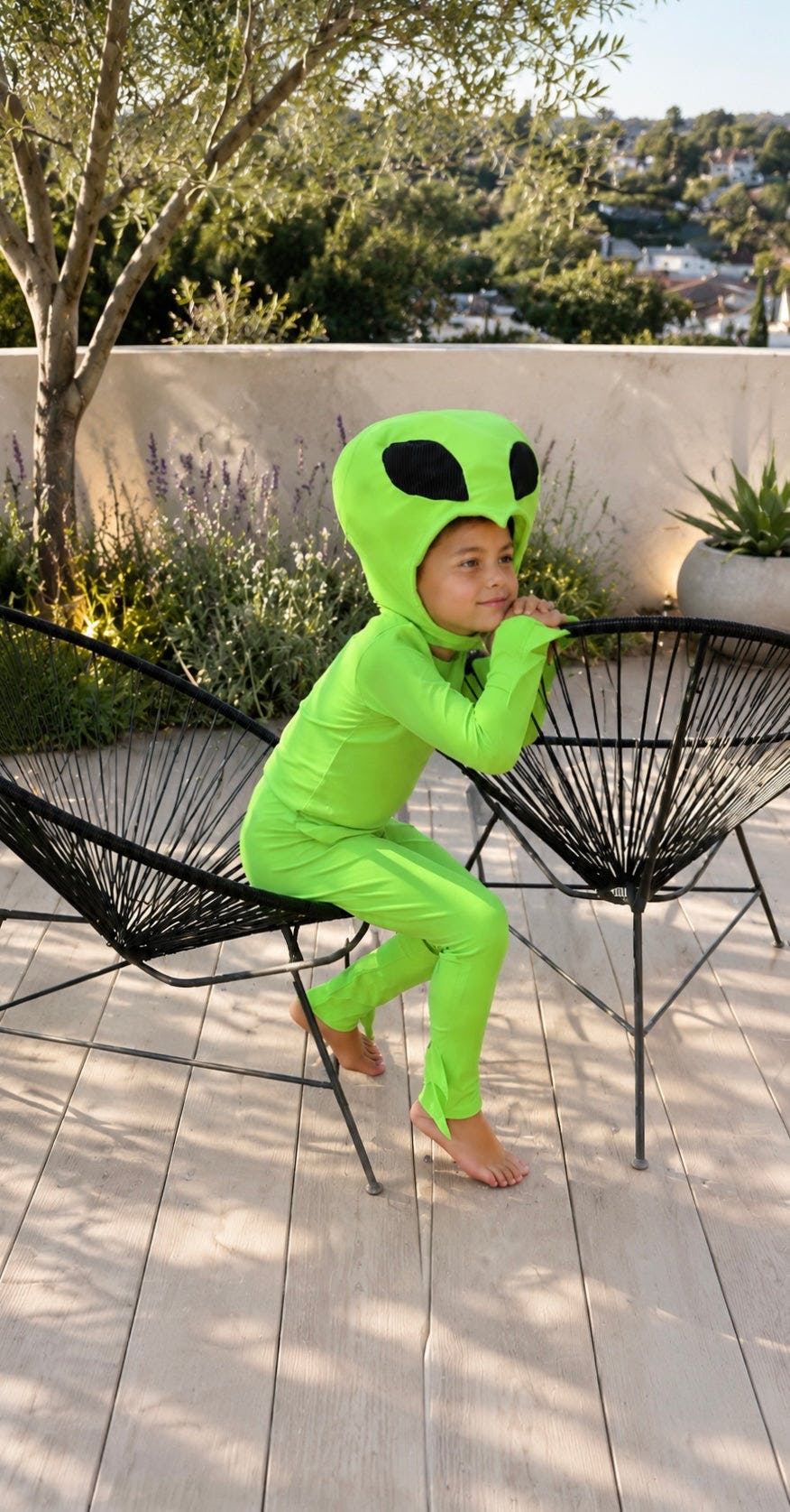 Cosmic Green Alien