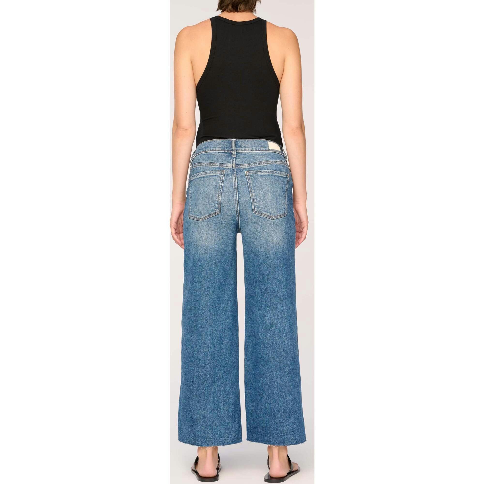 Hepburn Maternity Wide Leg Vintage Jeans | East Lake