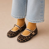 Isa Velvet Mary Jane | Leopard