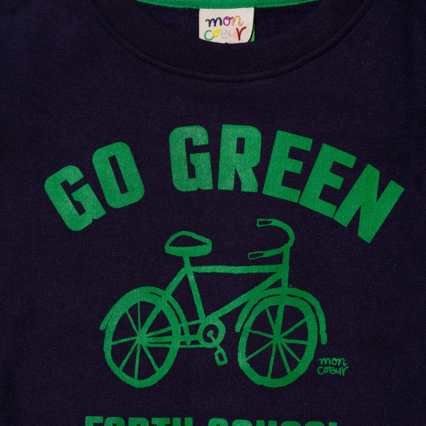 Recycled Cotton Go Green Kid Sweatshirt