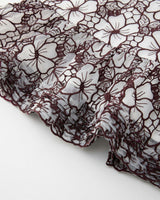 Chelsea Cotton Embroidered Dress, Wine