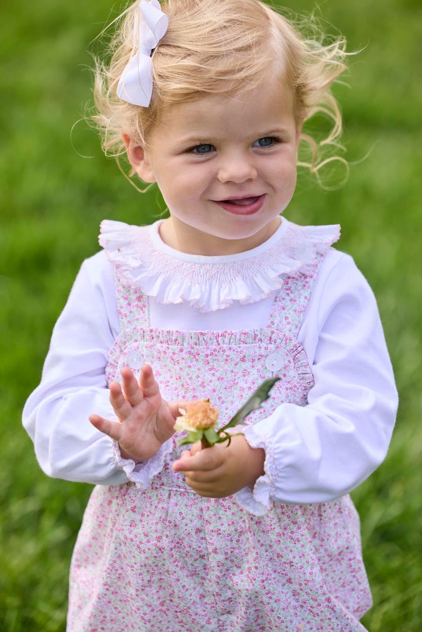 Ruffled Overall - Windemere Floral
