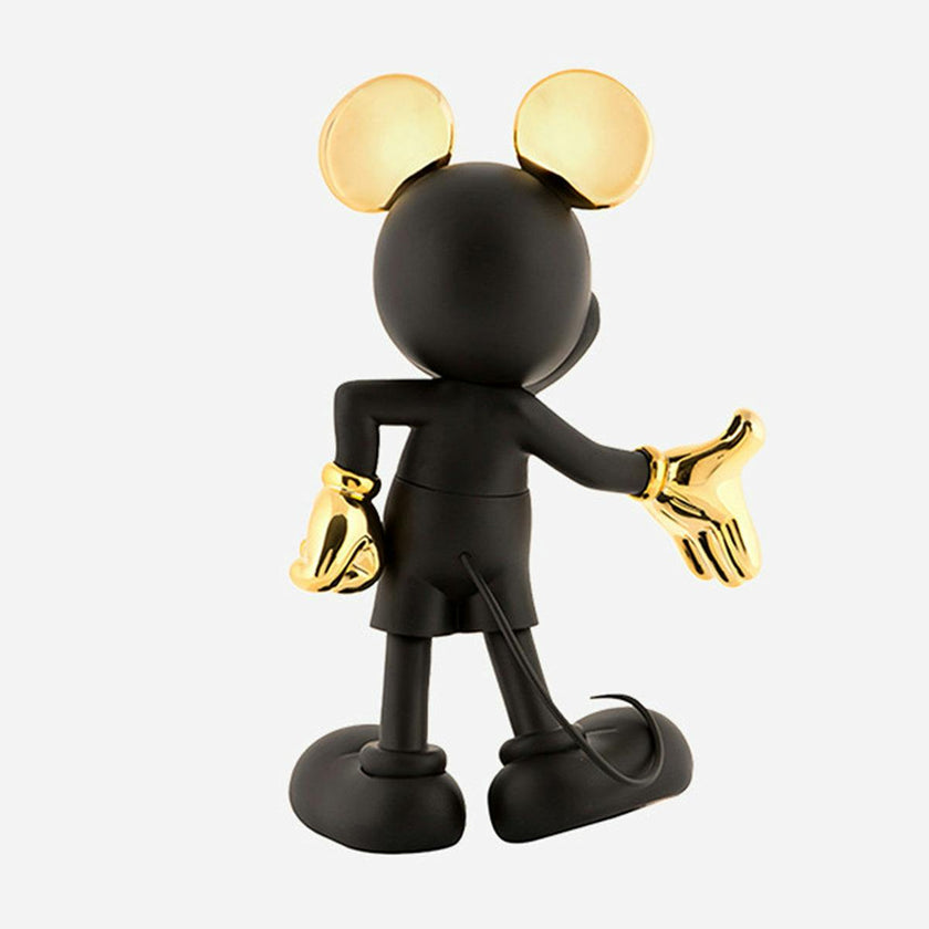 Mickey WELCOME Black & Gold 12in