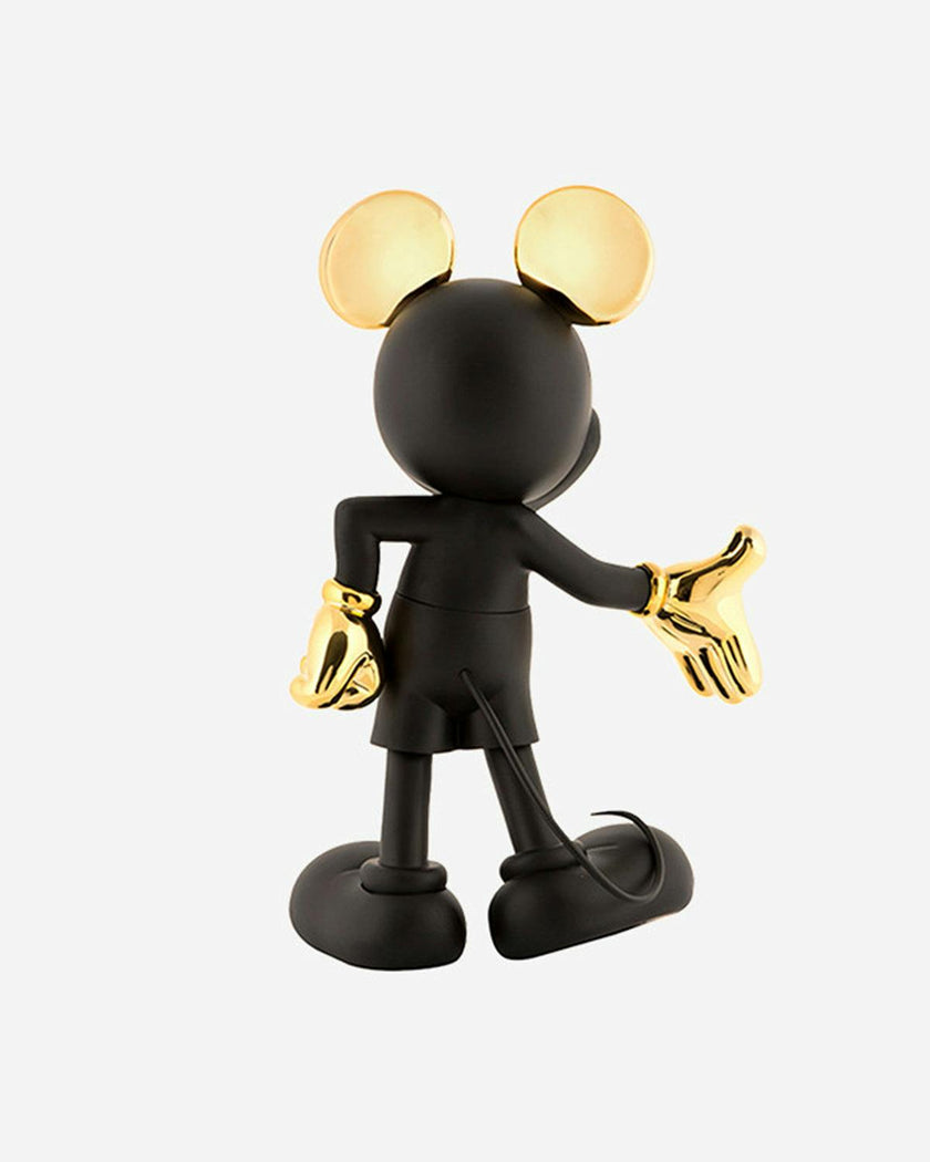 Mickey WELCOME Black & Gold 12in