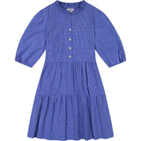 Heather Pop Over Dress, Blue