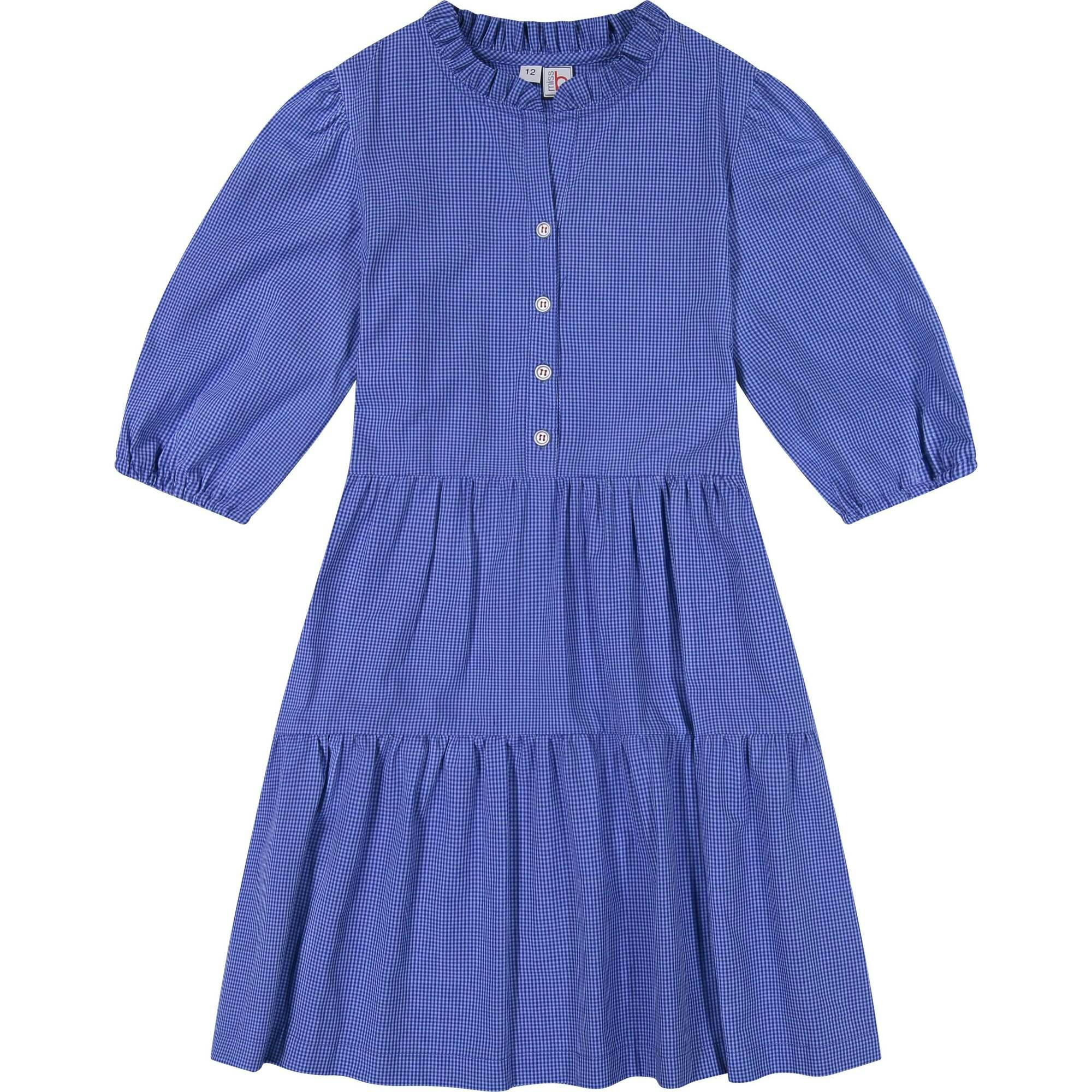 Heather Pop Over Dress, Blue