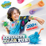 Chalkie Chalk Blast Balls - 6 Pack of Colorful Assorted Balls for Explosive Color Fun