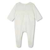 Ivory Embroidered Babygrow Toy Set