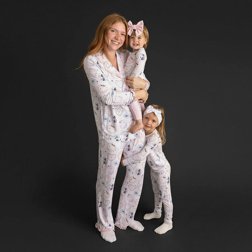 Posh Spooks Women's Ruffled Pajama Set