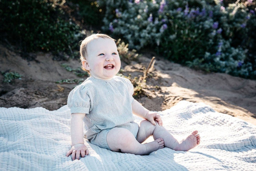 Organic Cotton Bubble Romper