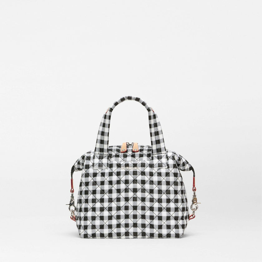 Black/White Gingham Small Sutton Deluxe