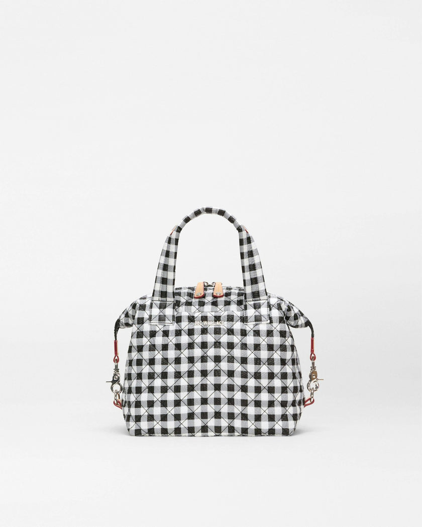 Black/White Gingham Small Sutton Deluxe