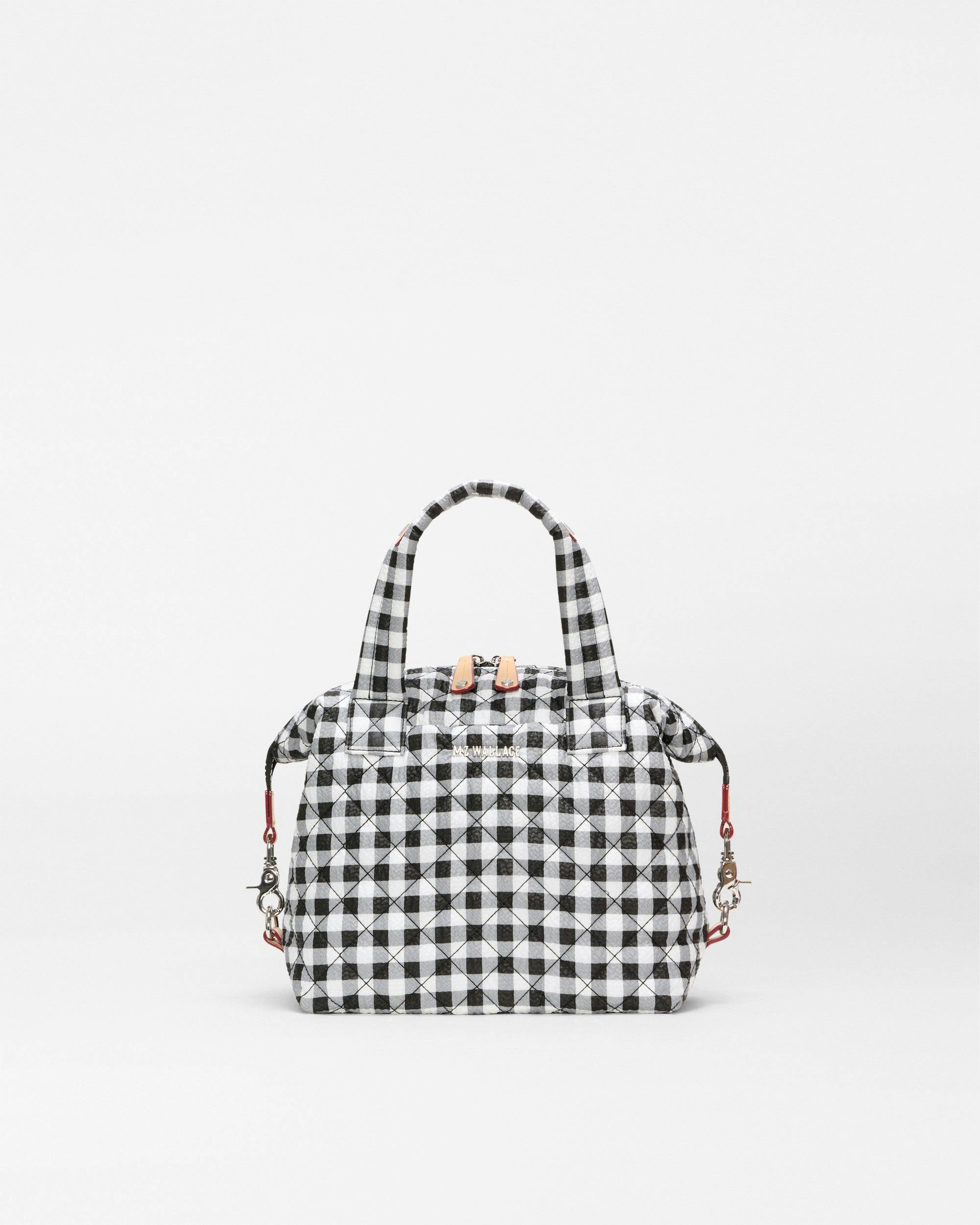 Black/White Gingham Small Sutton Deluxe