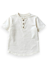 Crème Pauli Short Sleeve Henley