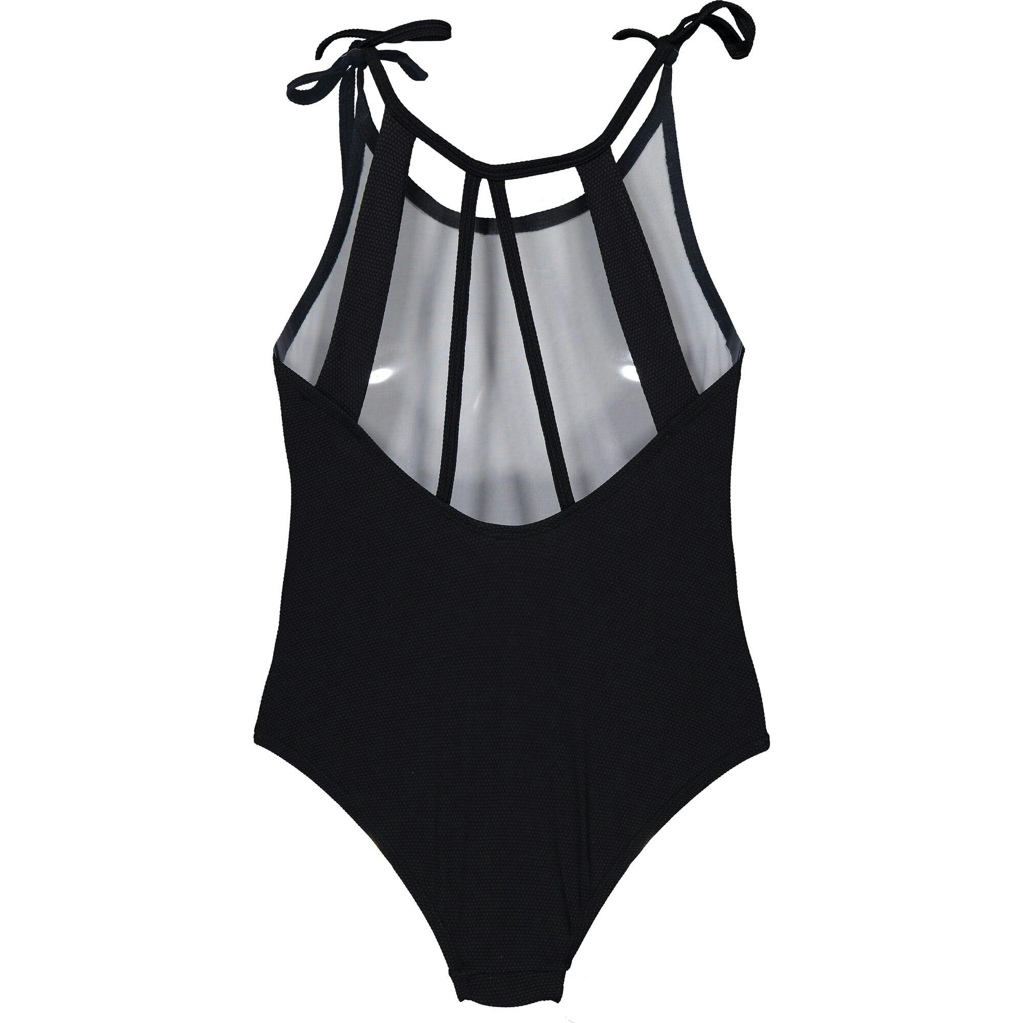 Textured Adjustable Strap Swimsuit, Multi