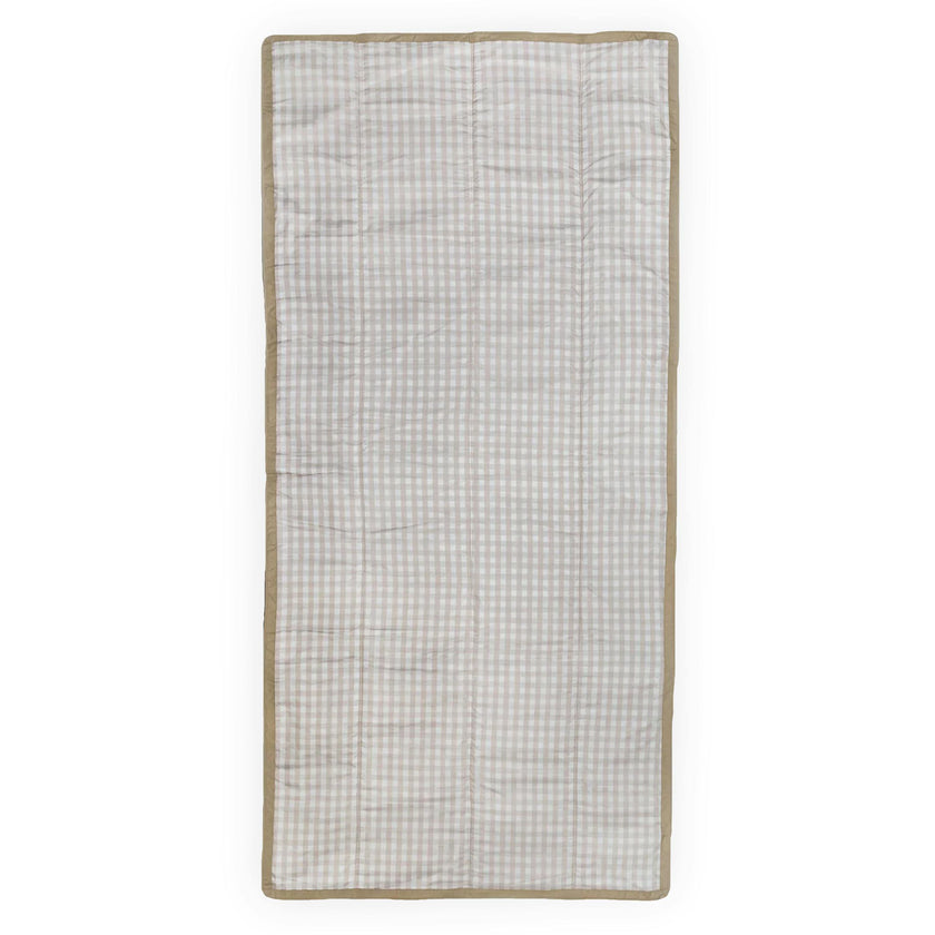 Outdoor Blanket - Beige Buffalo Check