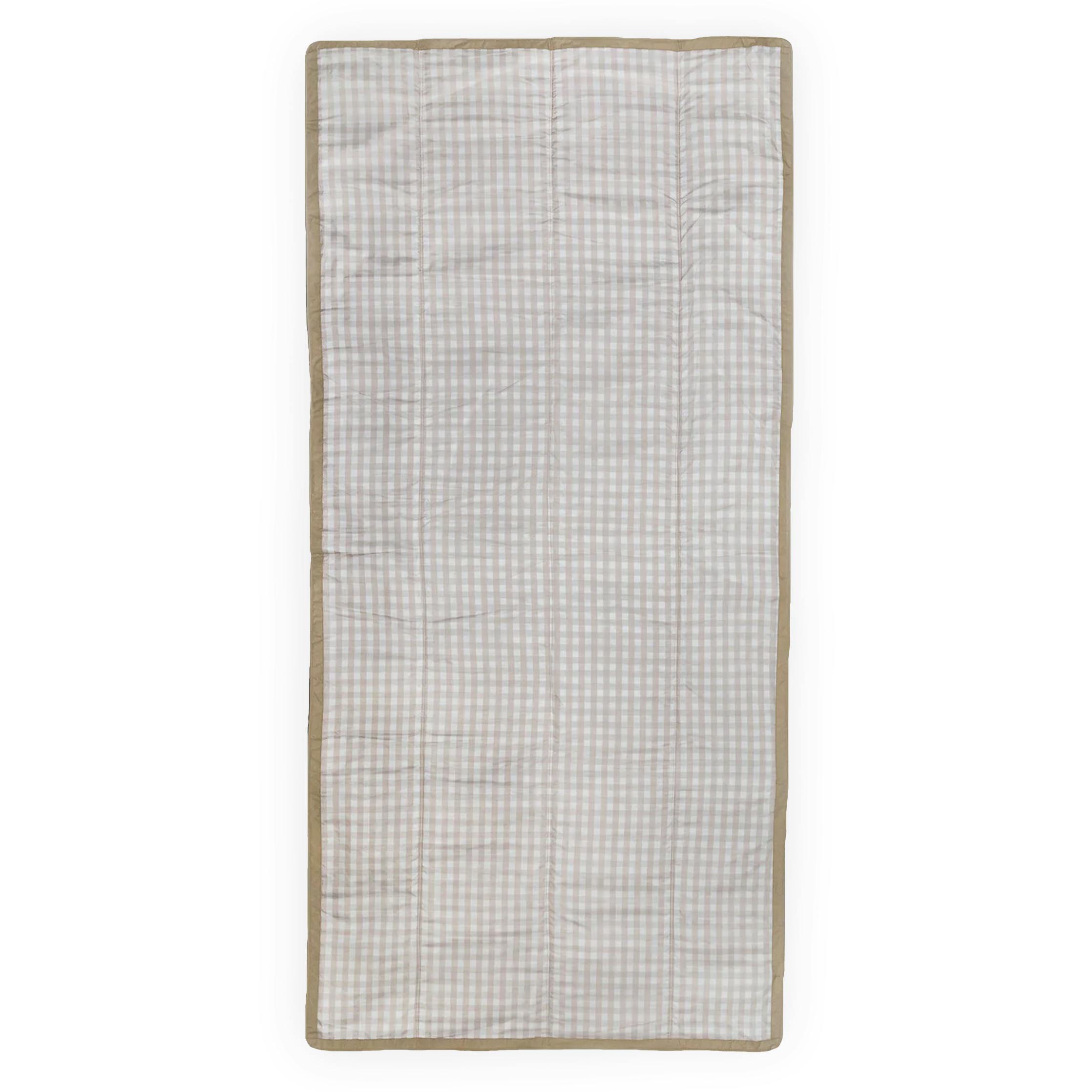 Outdoor Blanket - Beige Buffalo Check