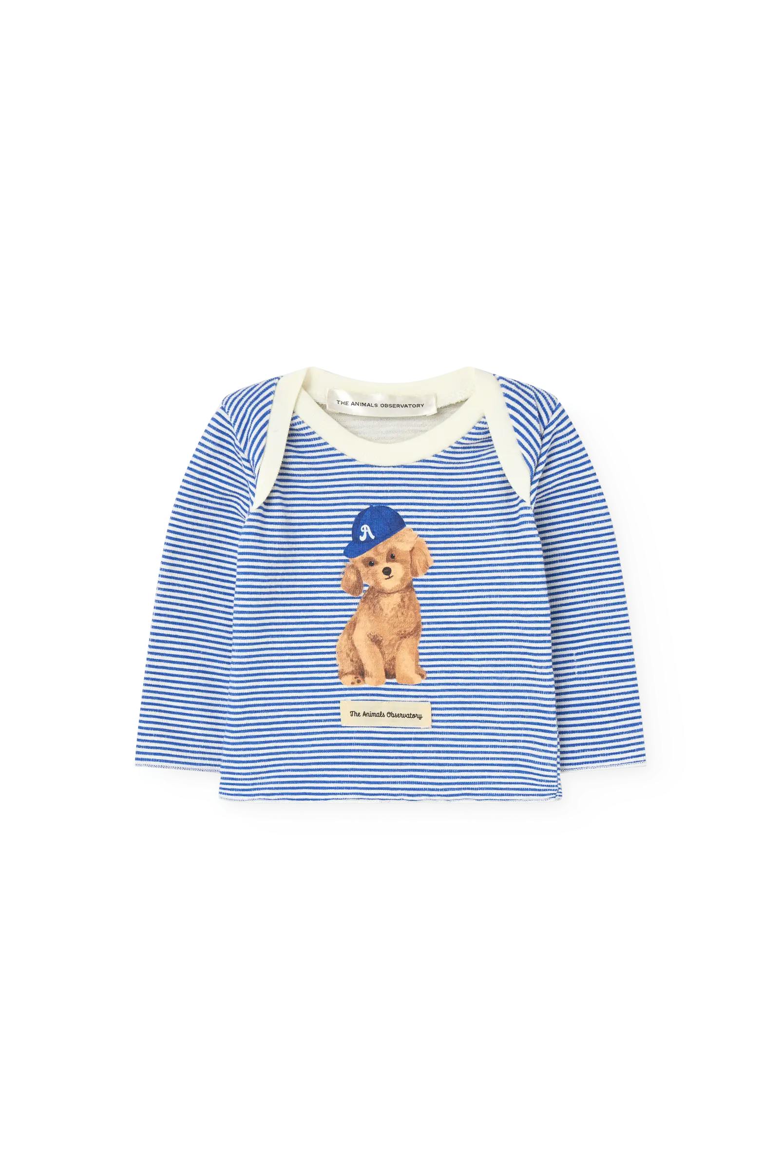 Striped Wapiti Long Sleeve T-shirt for baby