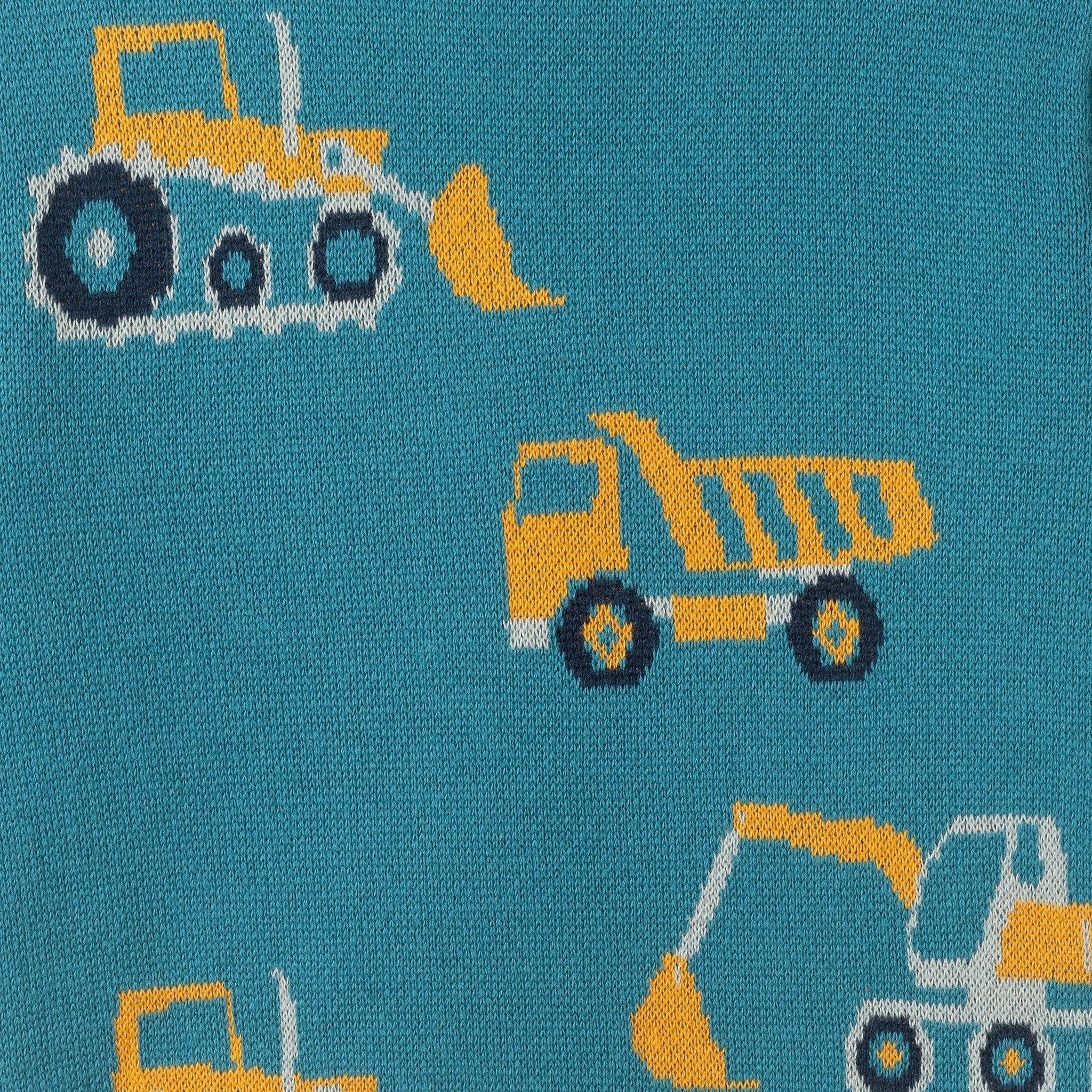 Infant Sweater Knit Set | Construction Crew