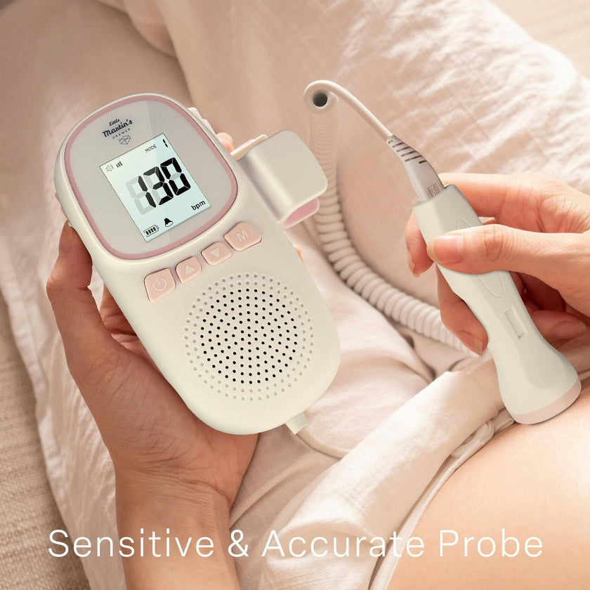 Portable Ultrasound Fetal Doppler: Pink