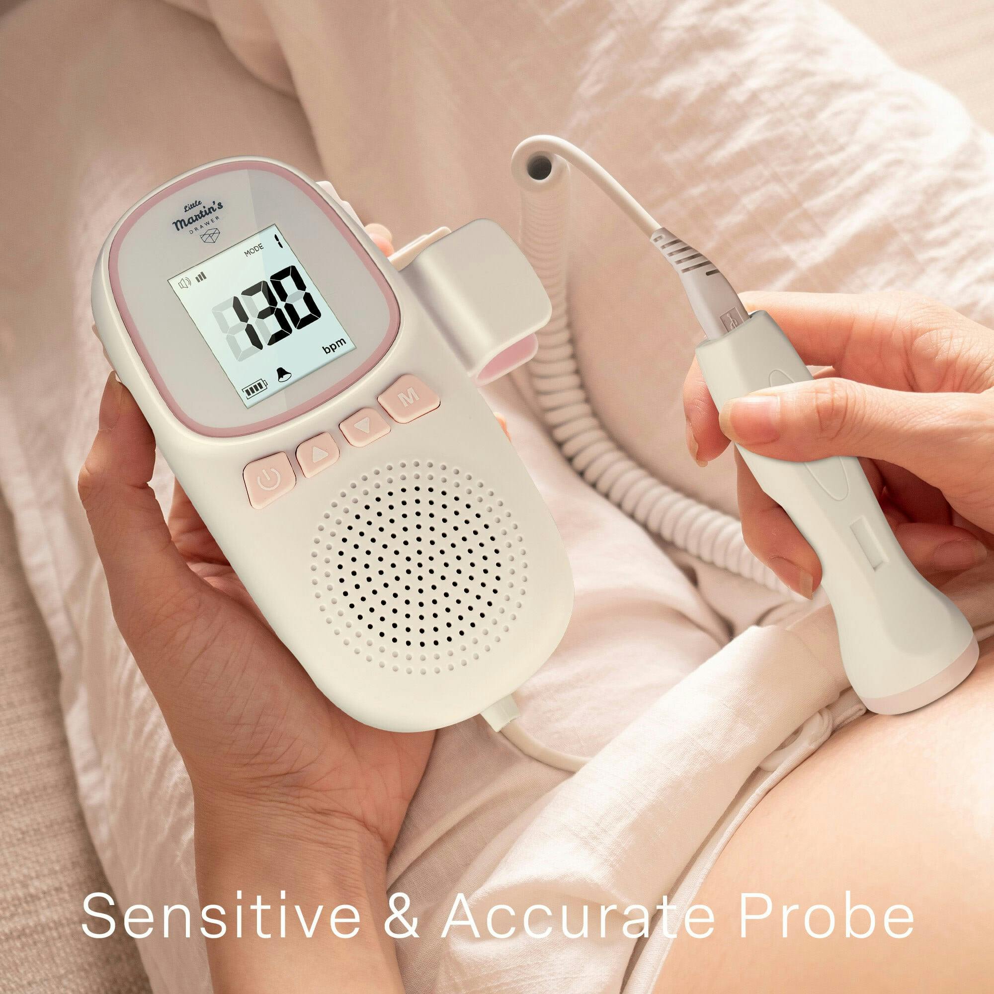Portable Ultrasound Fetal Doppler: Pink