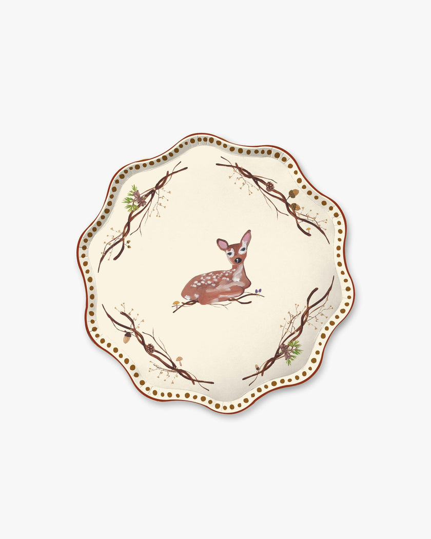 Whispering Woods Dessert Plate Set in Sylvie