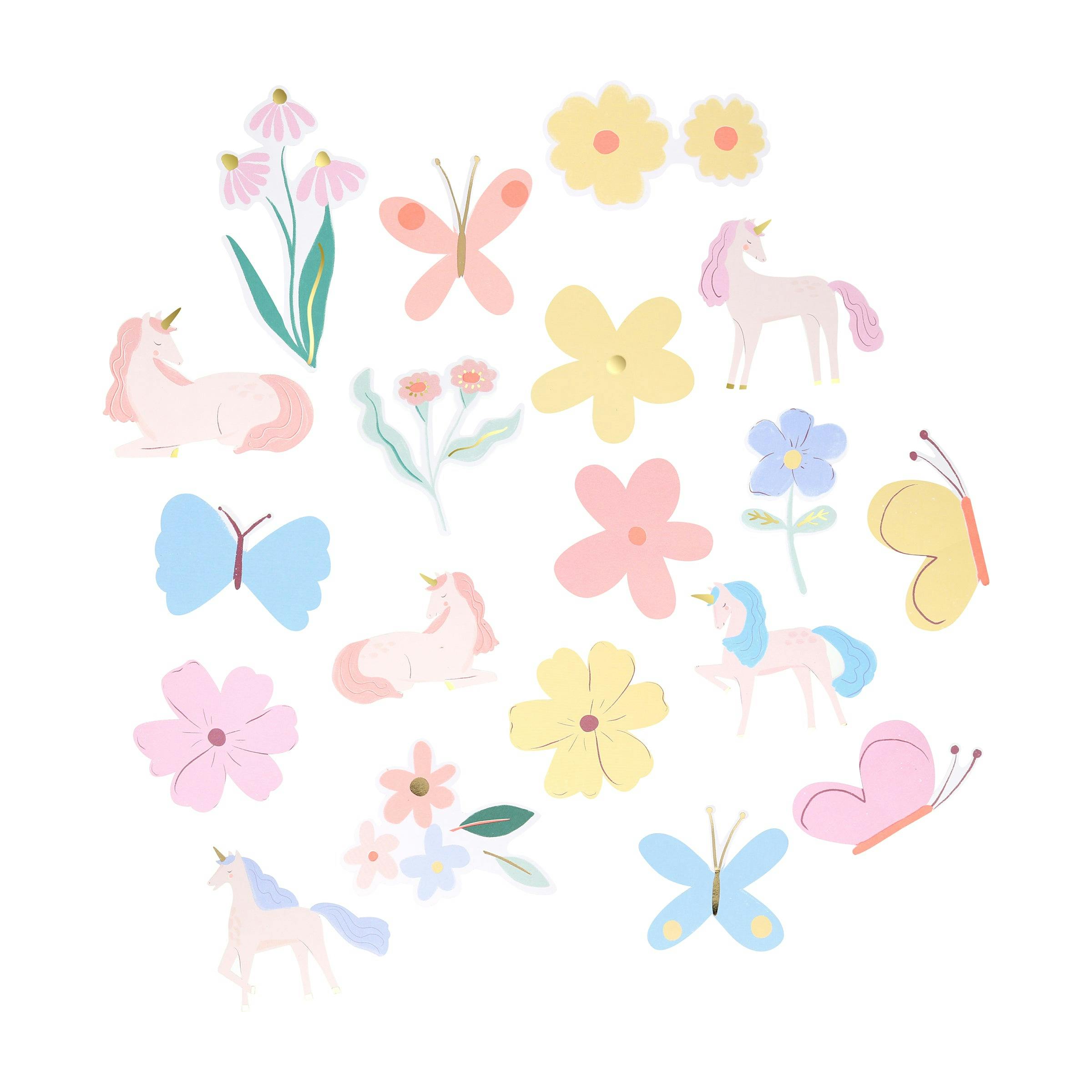 Unicorn Shaped Stickers
