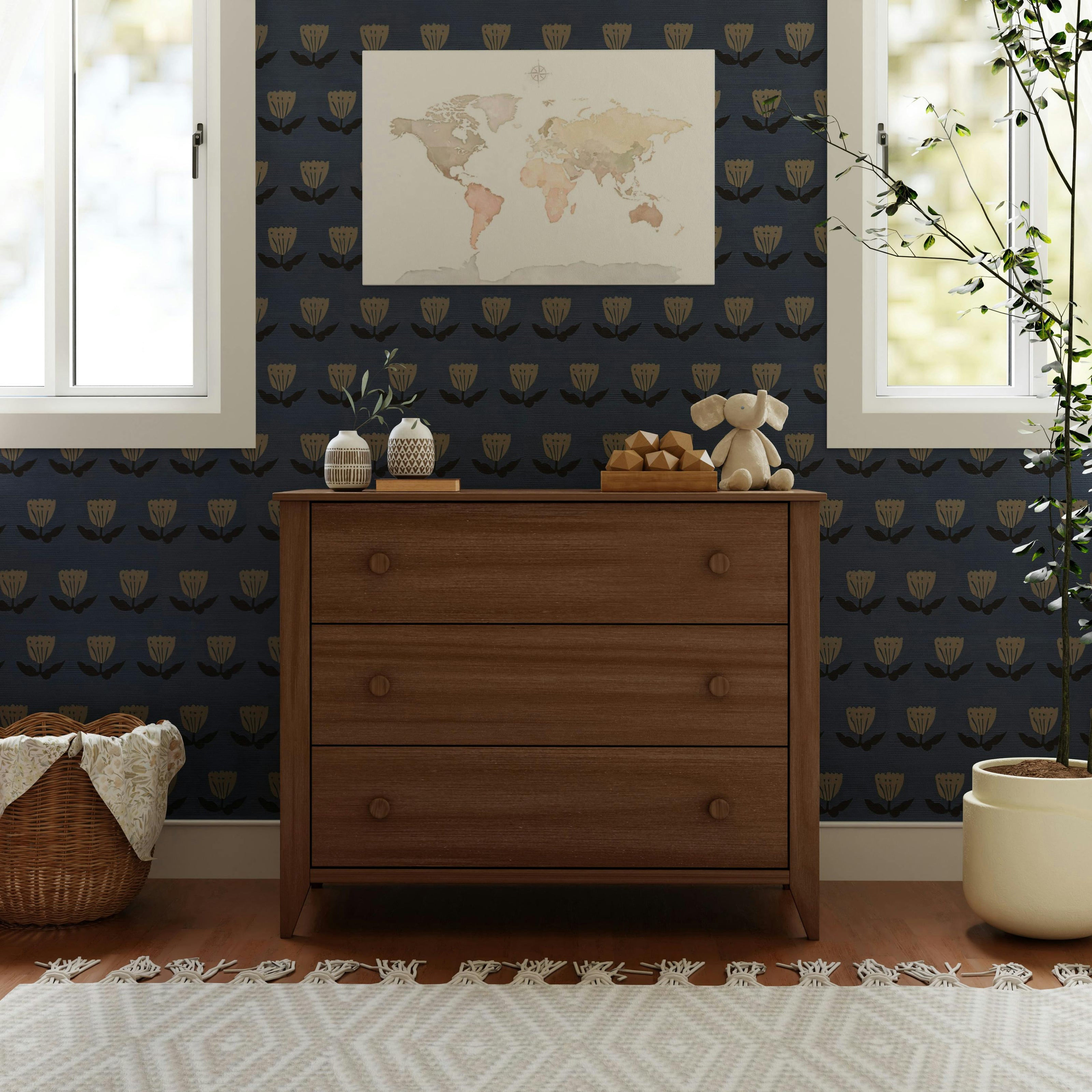 Sprout 3-Drawer Compact Changer Dresser with Removable Changing Tray (42
