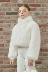 Faux Fur Crop Jacket