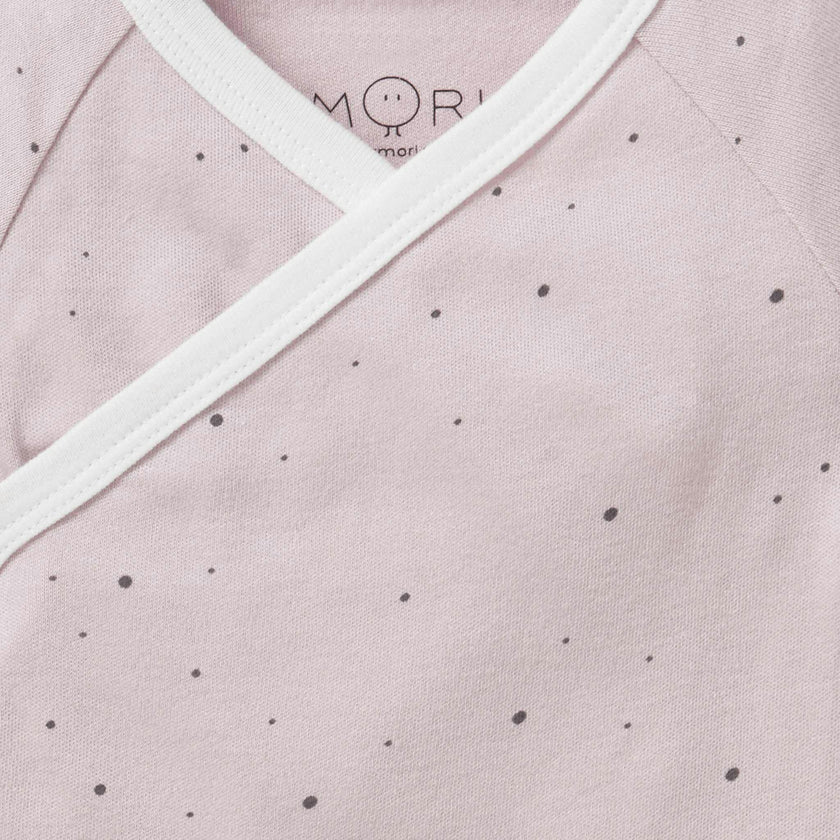 Short Sleeve Kimono Bodysuit - Stardust