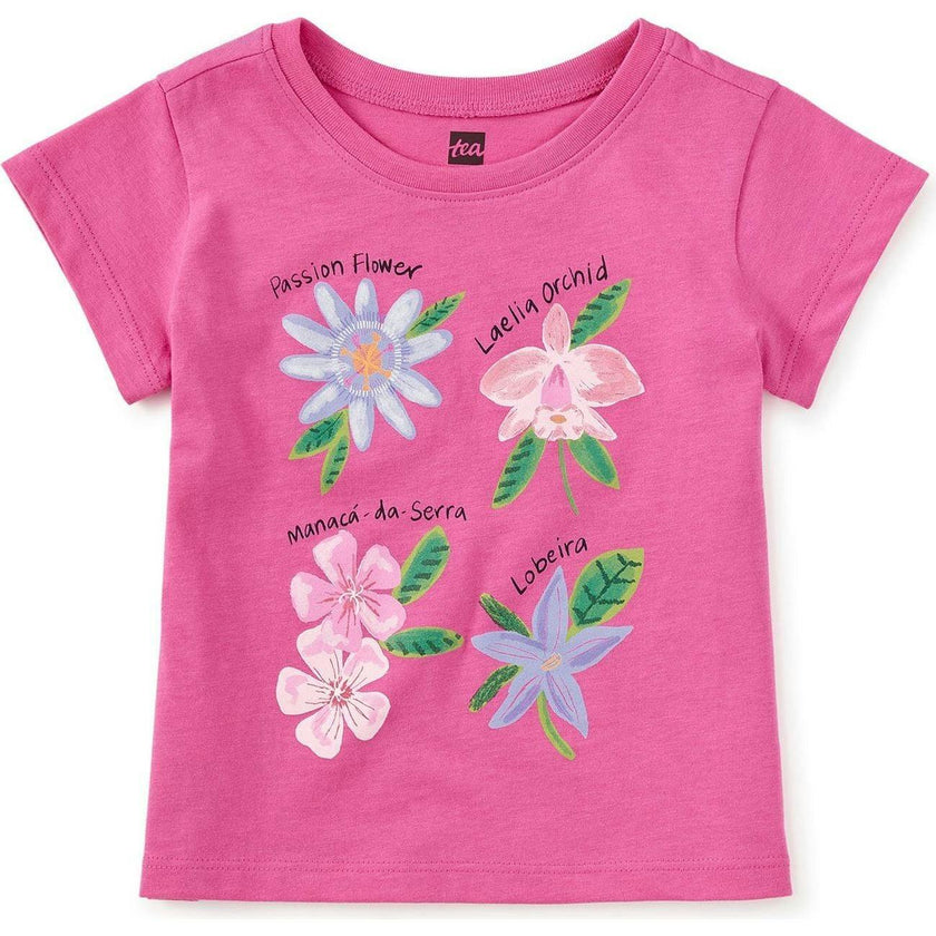 Orchid Discovery Graphic Tee, Pink